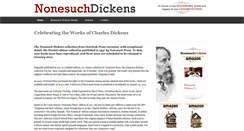 Desktop Screenshot of nonesuchdickens.com